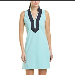 Sail to Sable Blue Green Tunic Dress Sz L